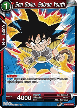 [BT11-008] Son Goku, Saiyan Youth RE (Foil)