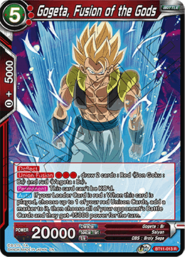 [BT11-013] Gogeta, Fusion of the Gods RE (Foil)