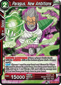 [BT11-022] Paragus, New Ambitions RE (Foil)