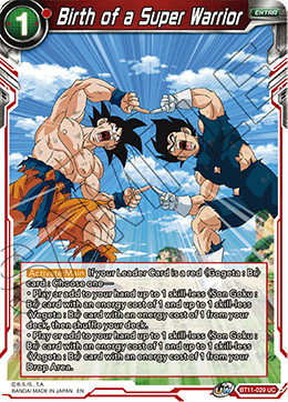 [BT11-029] Birth of a Super Warrior RE (Foil)