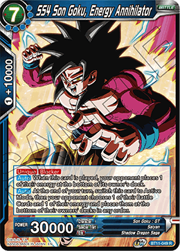 [BT11-049] SS4 Son Goku, Energy Annihilator RE (Foil)