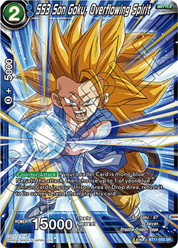 [BT11-050] SS3 Son Goku, Overflowing Spirit RE