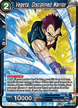 [BT11-054] Vegeta, Disciplined Warrior RE (Foil)