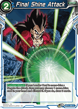 [BT11-060] Final Shine Attack RE (Foil)