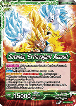 [BT11-061] Gotenks // Gotenks, Extravagant Assault RE (Foil)