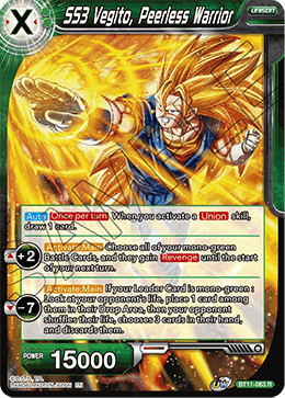 [BT11-063] SS3 Vegito, Peerless Warrior RE (Foil)