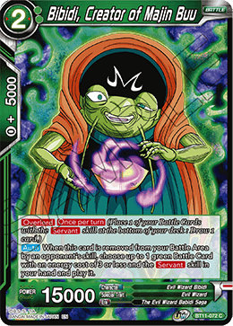 [BT11-072] Bibidi, Creator of Majin Buu RE (Foil)