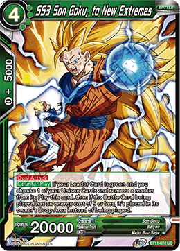 [BT11-074] SS3 Son Goku, to New Extremes RE (Foil)