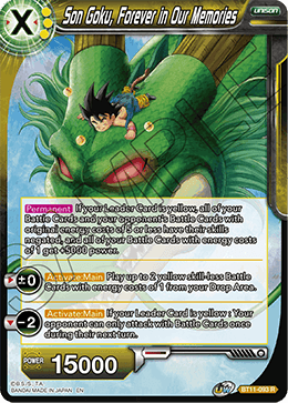 [BT11-093] Son Goku, Forever in Our Memories RE (Foil)