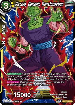 [BT11-099] Piccolo, Demonic Transformation RE