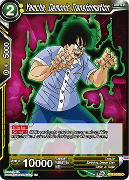 [BT11-100] Yamcha, Demonic Transformation RE (Foil)