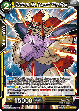 [BT11-108] Tardo of the Demonic Elite Four RE (Foil)