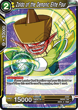 [BT11-109] Zoldo of the Demonic Elite Four RE (Foil)