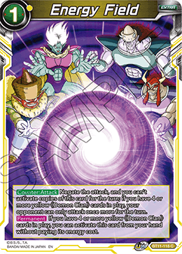 [BT11-118] Energy Field RE (Foil)