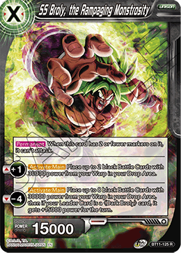 [BT11-125] SS Broly, the Rampaging Monstrosity RE (Foil)