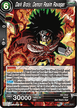 [BT11-133] Dark Broly, Demon Realm Ravager RE (Foil)