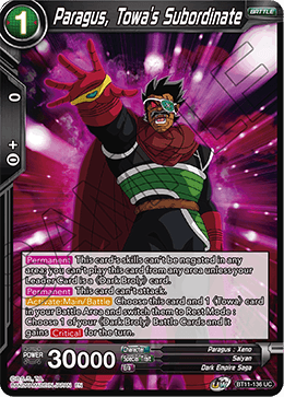 [BT11-136] Paragus, Towa's Subordinate RE (Foil)