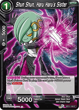 [BT11-143] Shun Shun, Haru Haru's Sister RE (Foil)