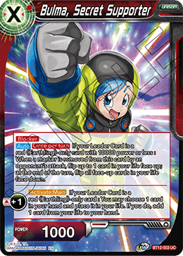 [BT12-003] Bulma, Secret Supporter