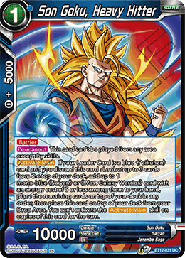 [BT12-031] Son Goku, Heavy Hitter