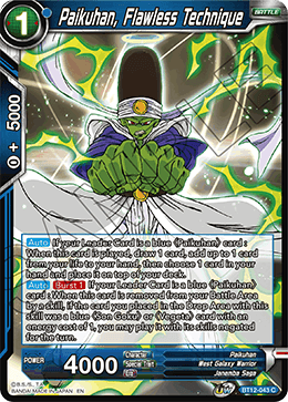 [BT12-043] Paikuhan, Flawless Technique