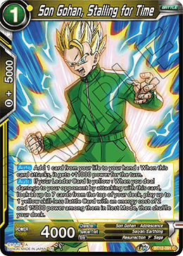 [BT12-091] Son Gohan, Stalling for Time