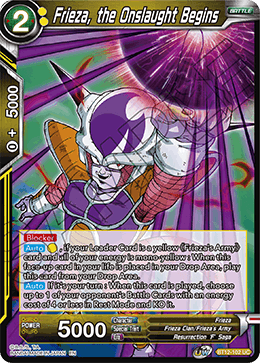 [BT12-102] Frieza, the Onslaught Begins