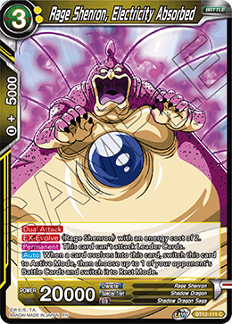 [BT12-111] Rage Shenron, Electricity Absorbed