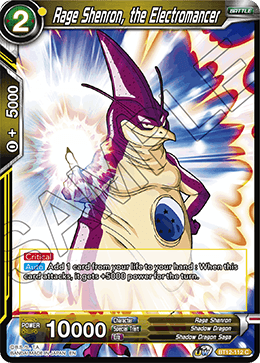 [BT12-112] Rage Shenron, the Electromancer