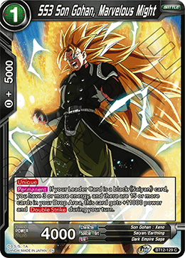 [BT12-129] SS3 Son Gohan, Marvelous Might