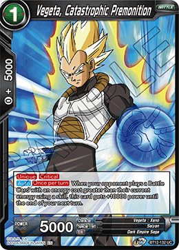 [BT12-132] Vegeta, Catastrophic Premonition