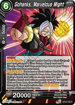 [BT12-138] Gohanks, Marvelous Might