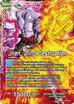 [BT14-002] Jiren // Jiren, Blind Destruction