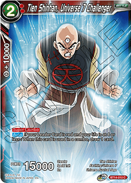 [BT14-010] Tien Shinhan, Universe 7 Challenger