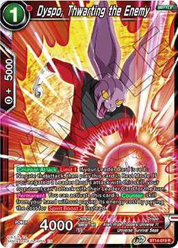 [BT14-019] Dyspo, Thwarting the Enemy (Foil)