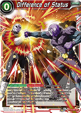 [BT14-029] Difference of Status