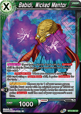 [BT14-064] Babidi, Wicked Mentor