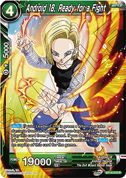 [BT14-070] Android 18, Ready for a Fight (Foil)