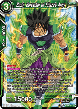 [BT14-084] Broly, Berserker of Frieza's Army