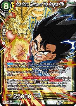 [BT14-097] Son Goku, Return of the Dragon Fist