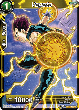 [BT14-102] Vegeta