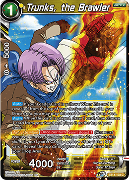 [BT14-103] Trunks, the Brawler