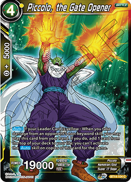 [BT14-104] Piccolo, the Gate Opener (Foil)