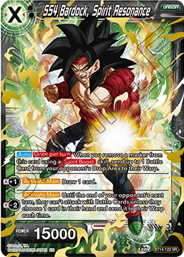 [BT14-122] SS4 Bardock, Spirit Resonance (SR)