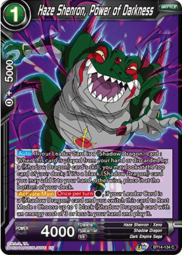 [BT14-134] Haze Shenron, Power of Darkness