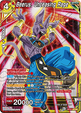 [BT14-147] Beerus, Unceasing Rage