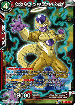 [BT16-010] Golden Frieza, for the Universe's Survival (Foil)