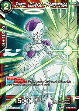 [BT16-011] Frieza, Universe 7 Combination (Foil)