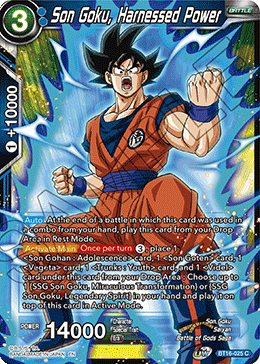 [BT16-025] Son Goku, Harnessed Power (Foil)