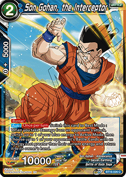 [BT16-026] Son Gohan, the Interceptor